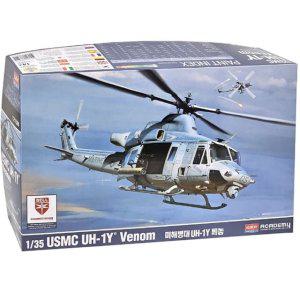 아카데미과학 미해병대 UH-1Y 베놈 프라모델 전투기 밀리터리 조립 장난감 선물