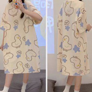 반바지 반팔잠옷 잠옷 여자잠옷 냉감 빅사이즈