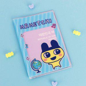 다마고치 마메치 트윙클 여권케이스-블루