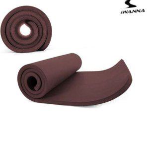 운동매트 필라테스 접이식 와이드 대형 고무 끈 층간소음 요가매트 20mm 핫초코