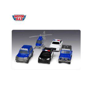 장난감경찰차 5P세트 모형자동차 다이캐스트 모