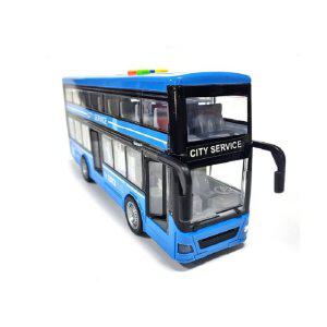 2층 시티버스 -블루 미니카 작동완구 버스 자