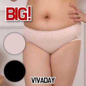 빅사이즈 팬티 도트 여성누디미디팬티 VIVAD