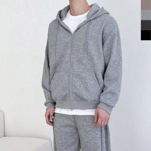 투웨이 커플겨울 빅사이즈후드티 집업 남자 오버