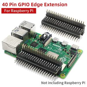 라즈베리 파이 40 핀 GPIO 확장 헤더 Pi 4B 3B + 3B Zero 2 W 용 이중 행 직각 GPIO 엣지 확장 커넥터