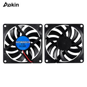 1Pcs 냉각 팬 5V 12V 24V 2 핀 80x80x10mm PC 컴퓨터 CPU 시스템 방열판 컴퓨터 용 브러시리스 냉각 팬 8010