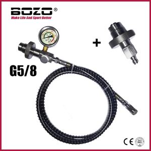 HPA DIN 다이브 실린더 디캔팅 이퀄라이징 리필 충전 스테이션 압력 게이지, 듀얼 232 및 300Bar 탱크 보틀, 신제품