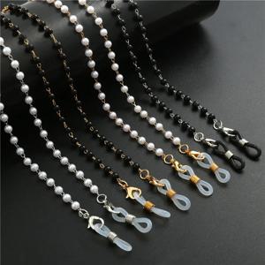 패션 독서 안경 체인 진주 꽃 안경 교수형 밧줄 안티-분실 안경 마스크 매는 밧줄 여성 선글라스 안경 체인