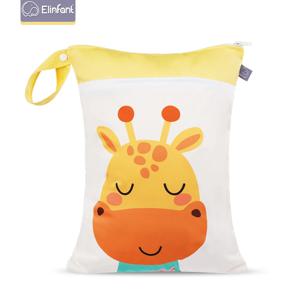 Elinfant 방수 및 재사용 가능 아기 기저귀 가방, 대용량 아기 핸드백, 엄마 기저귀 보관 가방, 외출용 운반 가방, 신제품
