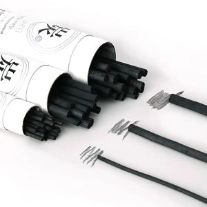 25PCS 포도 나무 숯 스틱, 버드 나무 전문 스케치 드로잉 숯 바 세트 아티스트를위한 2-4/5-7mm/7-9 MM 직경 Thging