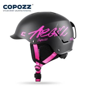 COPOZZ 남녀공용 겨울 스키 헬멧, 충격 방지 안전 스노우보드 헬멧, 스노우 오토바이 스키 스케이트보드 헬멧, 업그레이드 신제품
