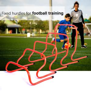 ABC 구부러진 허들 프레임 장애물 코스 어린이 축구 훈련 장비, 1PC