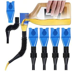 자동차 급유 깔때기 가솔린 접이식 엔진 오일 깔때기 도구 플라스틱 깔때기 자동차 오토바이 급유 도구 자동차 액세서리