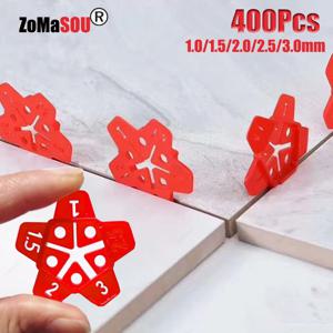 10-400Pcs 5in1 전문 타일 스페이서 클립 웨지 세라믹 레벨링 시스템 바닥 벽 갭 레벨링 시스템 건설 도구
