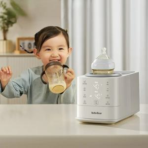 자동 병 살균 따뜻한 우유 셰이커, 우유 분말 열 보존 아기 병 워머, 항온, 2 인 1