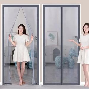 모기장 창 커튼 플리퍼 제로 마그네틱 도어 그물 곤충 스크린 Ecoflow 커튼 커버 홈 가든에 대한 모기장