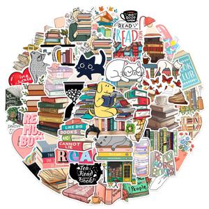 10/30/50PCS 일기 책 독서 스티커 미적 DIY 스크랩북 노트북 전화 노트북 수하물 편지지 낙서 스티커 장난감
