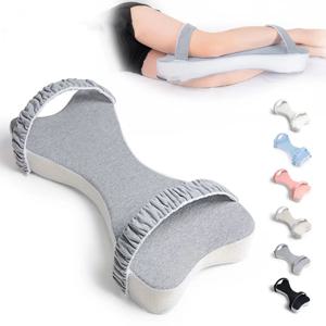 스트랩이 달린 무릎 베개, 리바운드 메모리 코튼 클램프 다리 베개, 출산 발 베개 스트랩, 조절 가능한 측면 수면 무릎 다리 알약