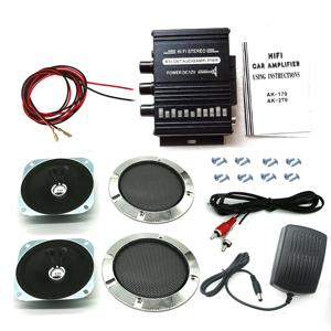 Ak170 라이트 미니 스테레오 전력 증폭기 4 인치 스피커 DIY 키트 판매 핀볼 오디오 아케이드 게임 기계 모듈 Mp3 플레이어