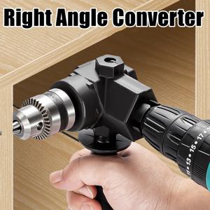 90 °   3개의 조 척 코너 임팩트 드릴 어댑터 직각 벤드 연장 척 드릴 어댑터 직각 변환기 액세서리