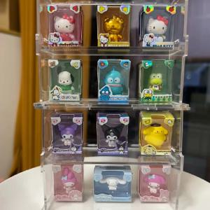 산리오 패밀리 쌀알 인형 첫 번째 블라인드 박스 헬로 키티 쿠로미 미니 Collectible Model Dolls 수제 액션 피규어 소녀 선물