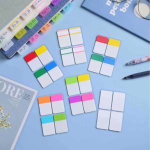 인덱스 스티커 메모 패드 북마크 N 번 강한 점착성 라벨, 학교 사무실 학생 문구 책 읽기, 80 매