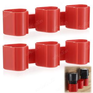 배터리 홀더 도구 보관 고정 브래킷 설치 Makita/Milwaukee/Bosch 10.8/12V 배터리 용 기본 디스플레이 랙 버클