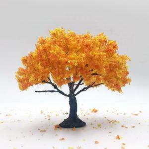 미세 모형 와이어 단풍나무, 미니어처 기차 철도 건축 디오라마 DIY 풍경 조경용 인공 모형 나무, 10 cm, 15cm