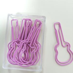 10 개/몫 핑크 시리즈 Kawaii 동물 고양이 하트 모양 종이 클립 금속 책갈피 장식 메모 클립 편지지