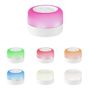 휴대용 백색 소음 기계, 7가지 조명 효과, 12가지 진정 소리, 2000mAh 충전식 배터리, 아기 수면 보조 장치
