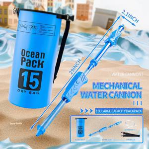 15M 장거리 대용량 물총 스프레이 장난감 15L 배낭 강력한 물 권총 블래스터 대포 장난감 소년 어린이 성인