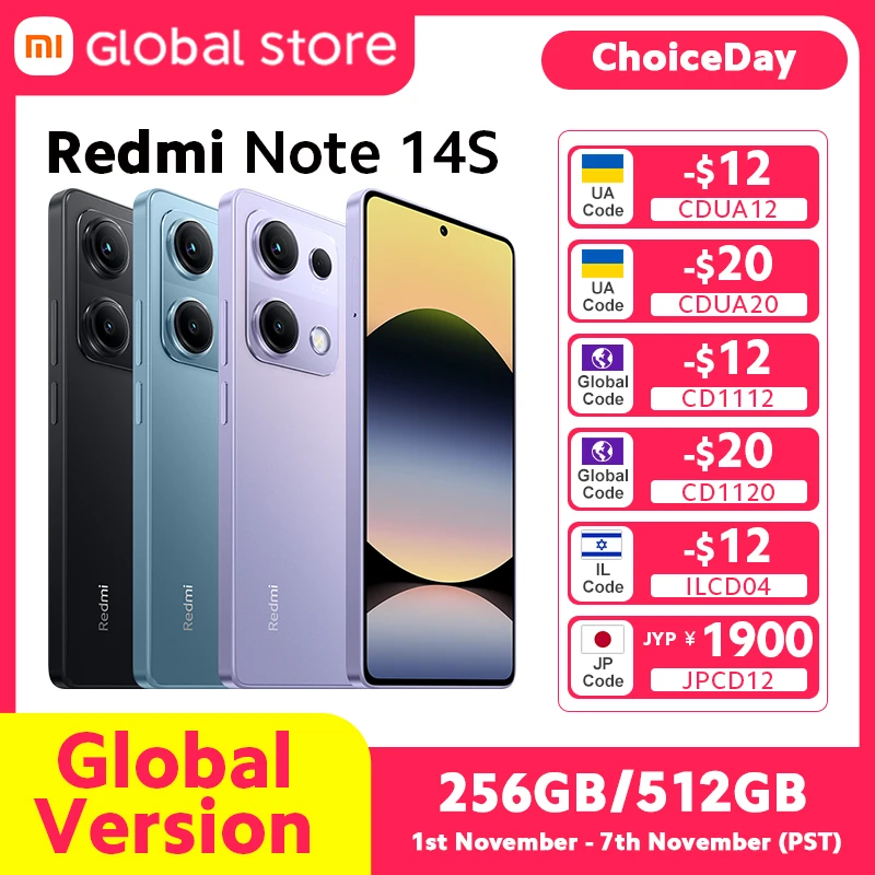글로벌 버전 Redmi Note 14S MediaTek Helio G99 Ultra 200MP 프로급 Al 카메라 시스템 6.67