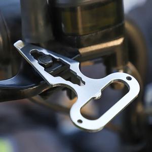 스테인레스 스틸 EDC 자기 방어 뾰족한 렌치야외 캠핑 용품다기능 도구휴대용 병따개