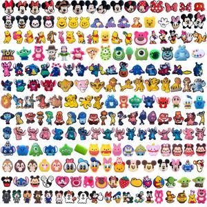 무작위 10-80Pcs MINISO Sanrio 시리즈 샌들에 대 한 신발 매력 프리미엄 품질 PVC 신발 DIY 장식 액세서리 크리스마스 선물