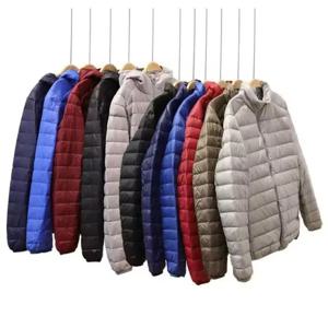가을 겨울 패션 초경량 덕다운 다운 자켓 남성용 화이트 덕다운 페더 따뜻한 자켓 남성 스트릿 캐주얼 의류