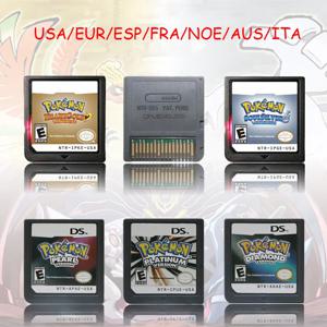 NDS 게임 카트리지 포켓몬 시리즈 플래티넘 펄 다이아몬드 HeartGold SoulSilver USA/EUR/FRA/ITA/NOE/AUS/ESP 버전 NDS용