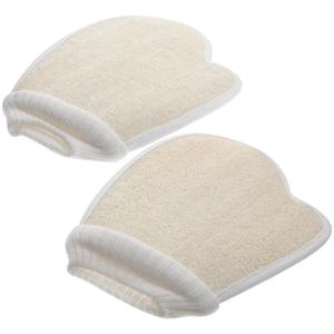 1/2pcs 수세미 목욕 장갑 엑스 폴리 에이 팅 바디 스크러버 스폰지 미트 샤워 스폰지 청소 도구 Stretchy Fit Hand Body Scrub Brush
