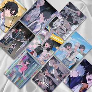 50 개/상자 링크 클릭 레이저 Lomo 카드 Cheng Xiaoshi & Lu Guang 홀로그램 사진 카드 코스프레 선물