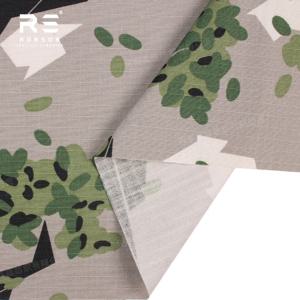 핫세일 50% 나일론 50% 면 립스탑 원단 유고슬라비아 세르비아 카스트 카모 NYCO5050 전술 원단 유니폼용 재고 있음