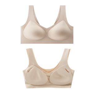 임신 전 원활한 여성용 푸시 업 브라, 수면 스포츠 브라, 초박형 스틸 링 없음, 편안하고 섹시한 브라