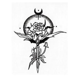 Daniela Dimitrescu 코스프레 문신 레이디 Dimitrescu 딸 코스프레 임시 스티커 방수