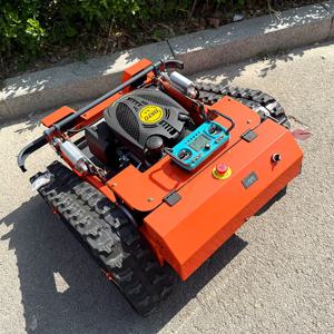 중국 제로턴 디자인의 맞춤형 자동 소형 전기 원격 제어 크롤러 잔디깎이
