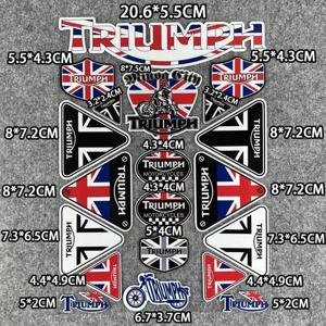 3D 반사 비닐 오토바이 트라이엄프 스티커 데칼 트라이던트 660 스트리트 트리플 675 타이거 800 데이토나 675 보니빌 스티커