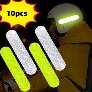 야간 안전 경고 반사 스티커 충돌 방지 방수 반사 줄무늬 헬멧 자전거 반사 스티커 글로우 테이프