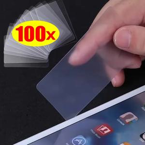 1-100Pcs 전화 화면 Pry 도구 키트 매트 클리어 휴대 전화 LCD 화면 열기 카드 수리 분해 핸드폰 도구