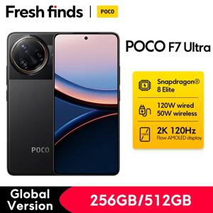 [공식] 포코 F7 울트라 |   스냅드래곤 ® 8 엘리트 최고급, VisionBoost D7 칩셋, HyperCharge 유선 120W 및 무선 50W