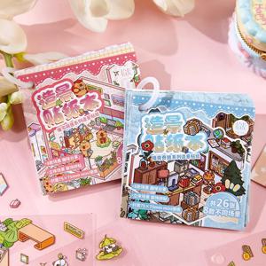 이 새로운 베스트셀러 풍경 스티커는 홈 파티를 위한 캐주얼 테마 풍경 플래너 소재 및 장면 스티커입니다.