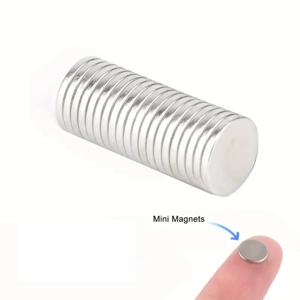 냉장고, DIY, 건물, 과학, 공예, 교육용 50개 8x1mm 강력한 원형 자석