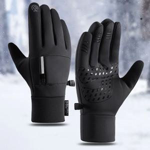 GTUBIKE 새로운 겨울 따뜻한 장갑 방풍 방수 터치 스크린 장갑 야외 스포츠 러닝 사이클링 낚시 스키 장갑
