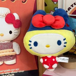 다마고치 헬로 키티 만화 애니메이션 피규어 귀여운 플러시 키 체인 가방 Pandent 장식 장난감 소년 소녀 어린이를위한 최고의 선물